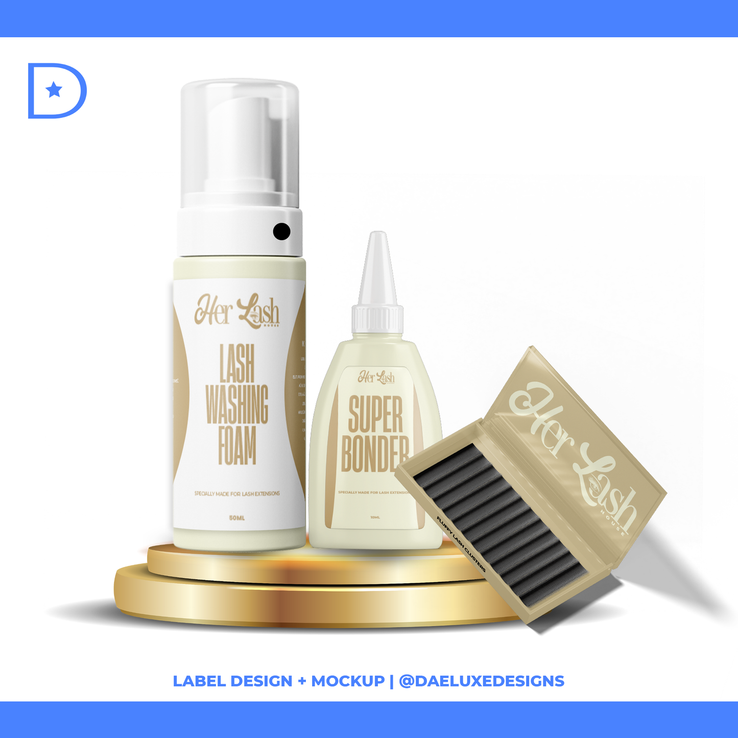 Product Label Design + Mockup