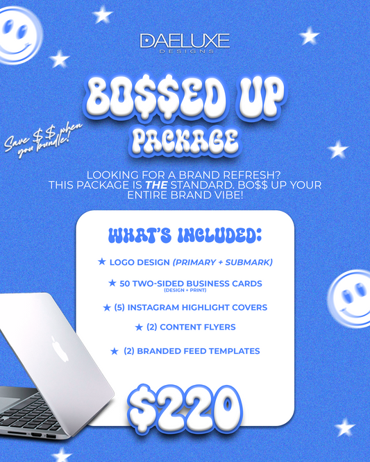 Bo$$ed Up Branding Package